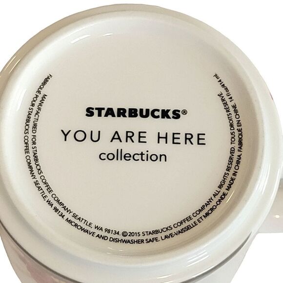 Starbucks You Are Here Red Austin Coffee Mug 2015 - Picture 6 of 6